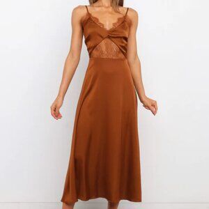 Petal and Pup Ariel Dress - Rust